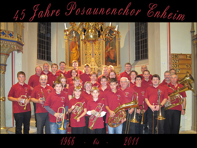 Posaunenchor Enheim: Der Chor im Jahr 2011